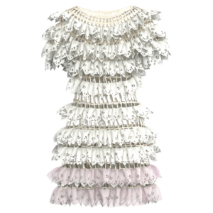 White Crocheted Dress